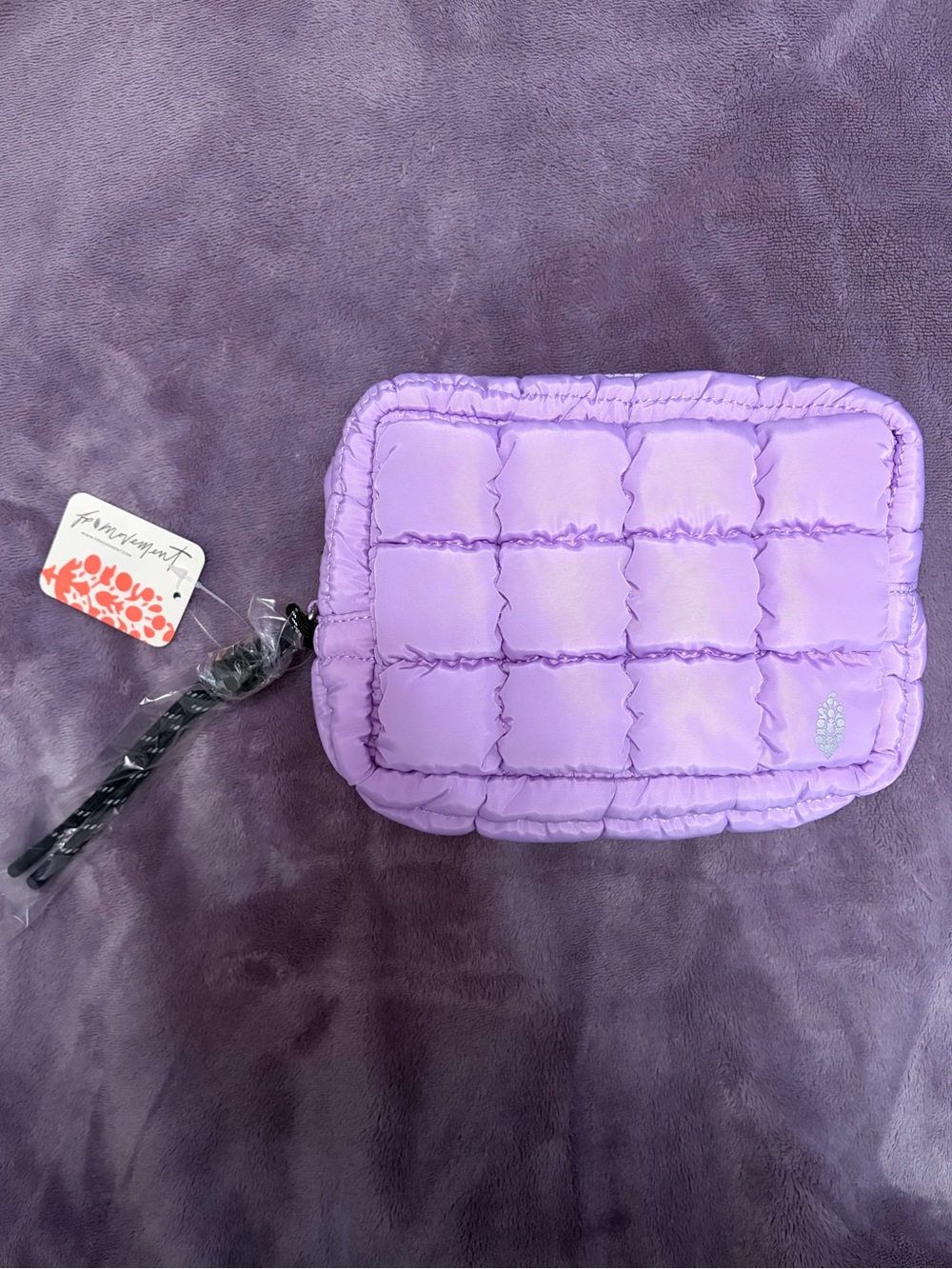 NWT - FP Movement Lilac Quilted Mini Case